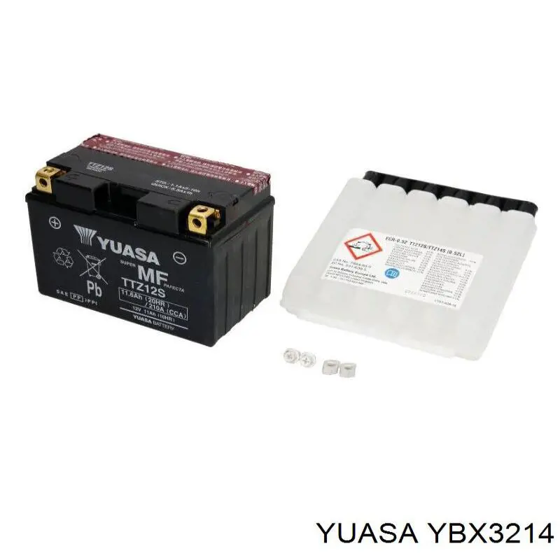 YBX3214 Yuasa bateria recarregável (pilha)