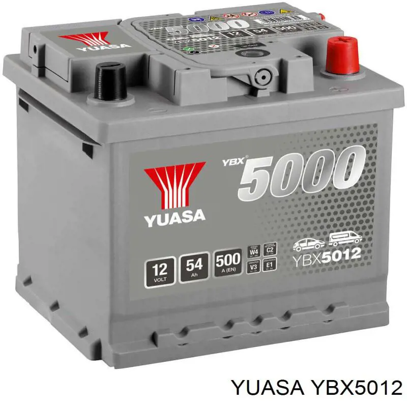Batería de arranque YBX5012 Yuasa