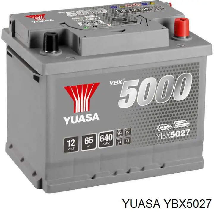 YBX5027 Yuasa bateria recarregável (pilha)