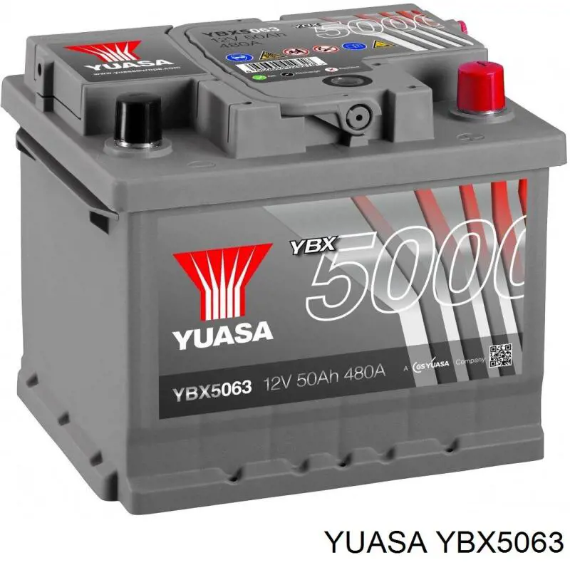 Аккумулятор автомобильный Yuasa YBX5063 цена, от 80.09 USD