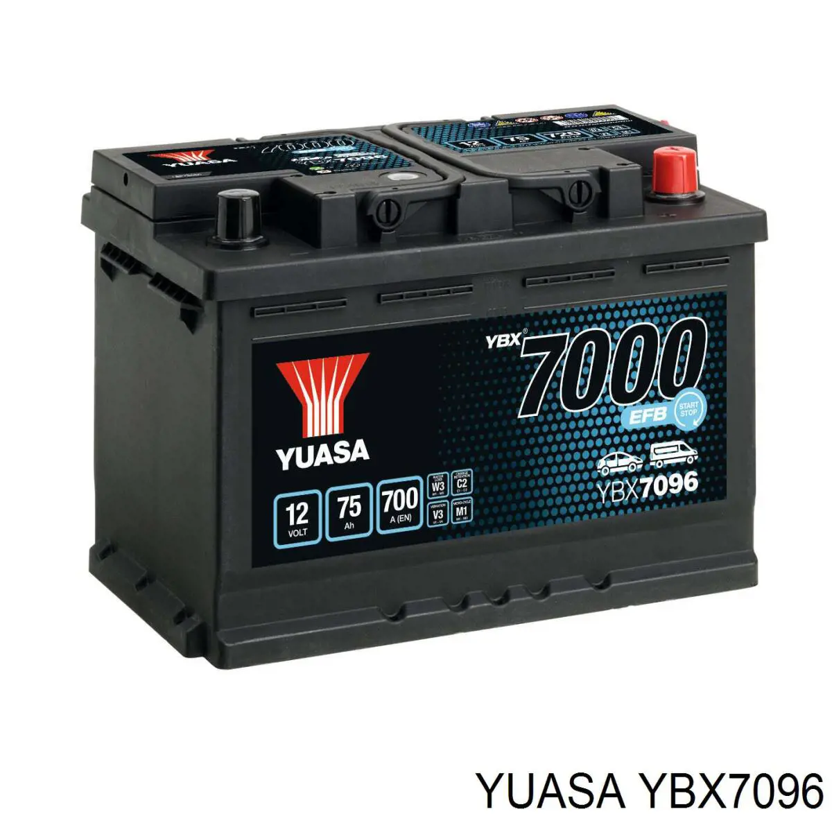 Аккумулятор автомобильный Yuasa YBX7096 цена, от 151.64 USD