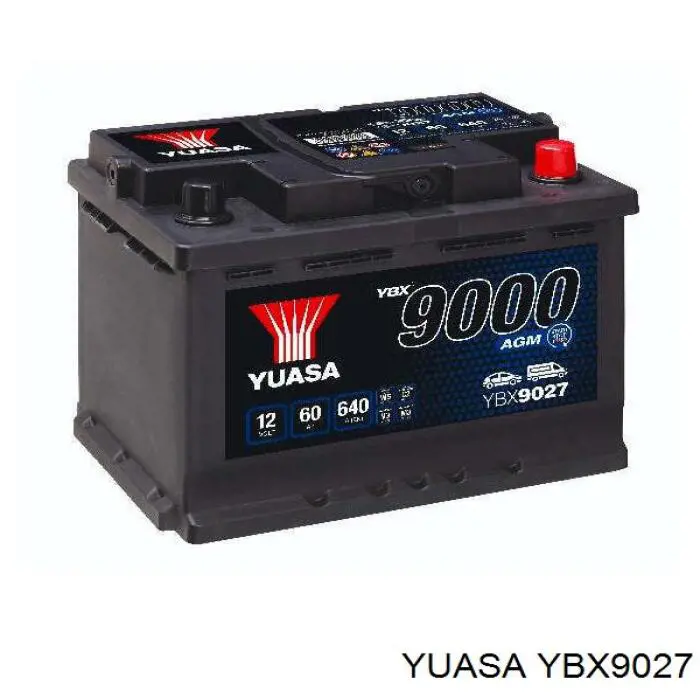 YBX9027 Yuasa bateria recarregável (pilha)