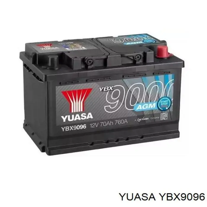 YBX9096 Yuasa bateria recarregável (pilha)
