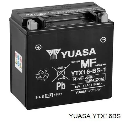 Аккумулятор YTX16BS Yuasa