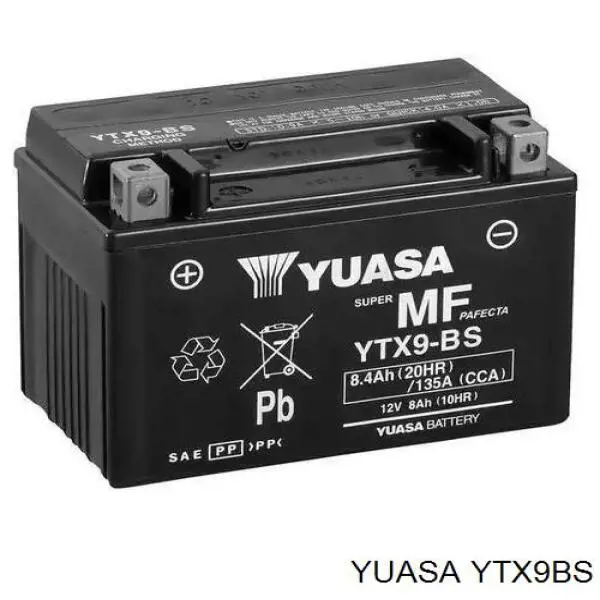Аккумуляторная батарея (АКБ) Yuasa YTX9BS