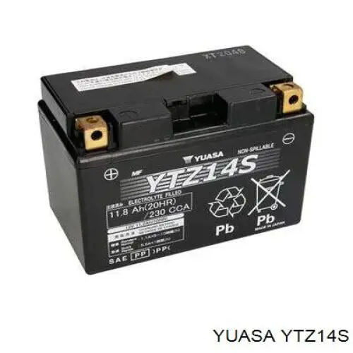 YTZ14S Yuasa bateria recarregável (pilha)