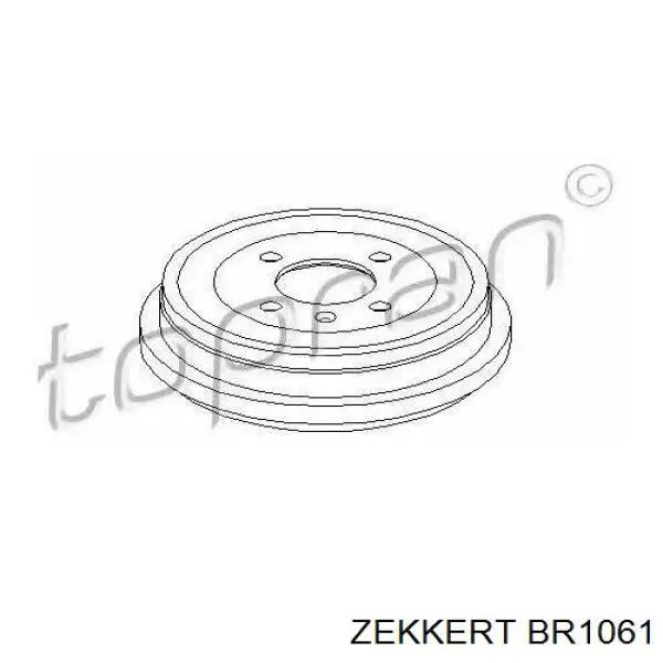 Ремкомплект суппорта BR1061 Zekkert