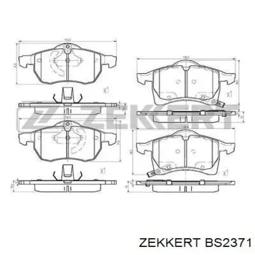 Тормозные колодки zekkert производитель