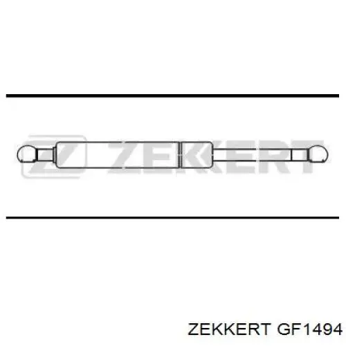 683627 Volvo Амортизатор крышки багажника
