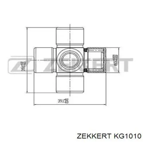 KG1010 Zekkert крестовина рулевого механизма нижняя
