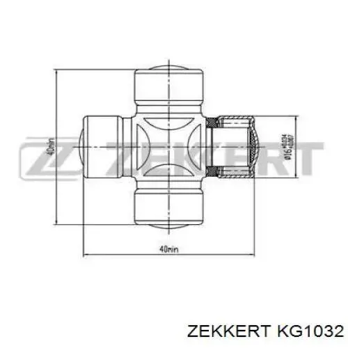 KG1032 Zekkert крестовина рулевого механизма