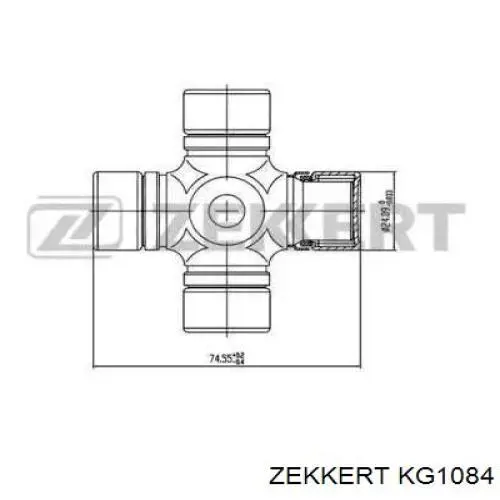 Крестовина карданного вала заднего KG1084 Zekkert