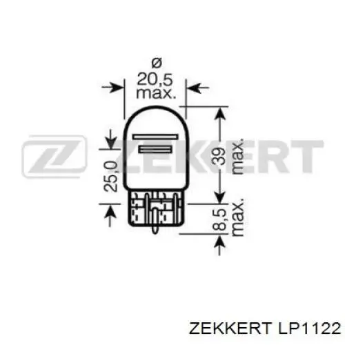 Лампочка накаливания Zekkert LP1122 цена, от 1.47 USD
