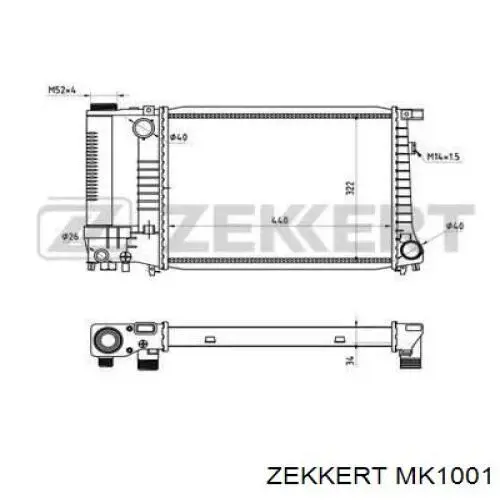 MK1001 Zekkert радиатор