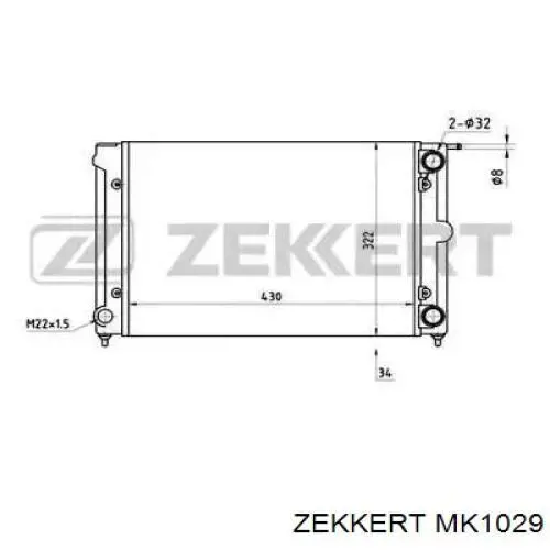 Радиатор MK1029 Zekkert