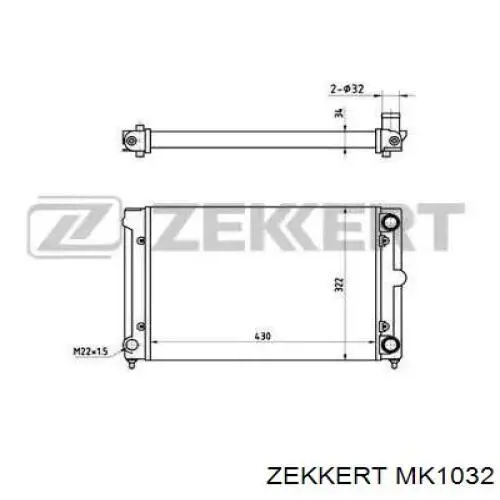 Радиатор MK1032 Zekkert