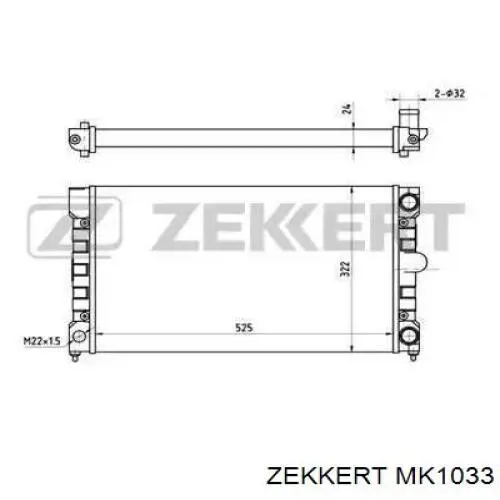 MK1033 Zekkert радиатор