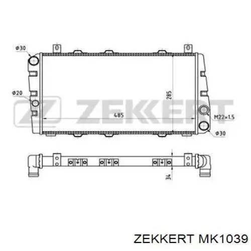 MK1039 Zekkert радиатор