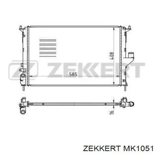 Радиатор MK1051 Zekkert