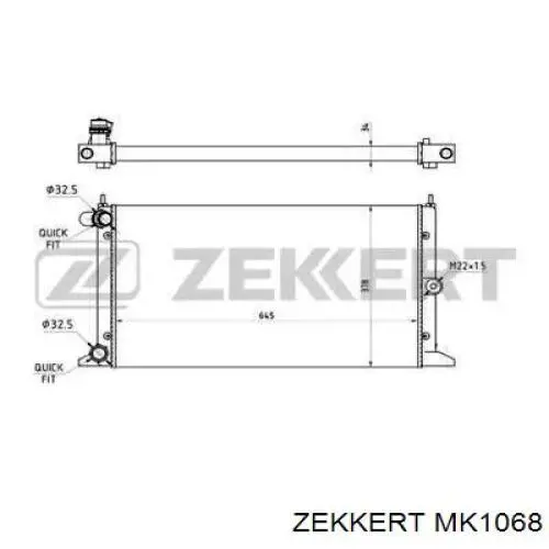 Радиатор MK1068 Zekkert