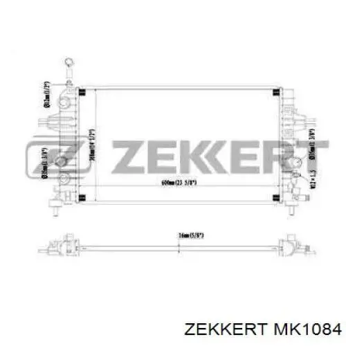 Радиатор MK1084 Zekkert