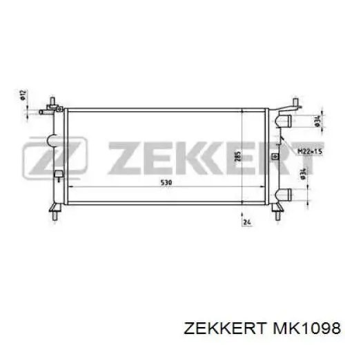 Радиатор MK1098 Zekkert