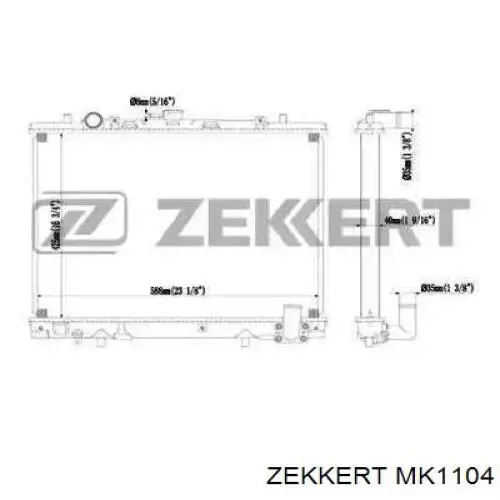 Радиатор MK1104 Zekkert