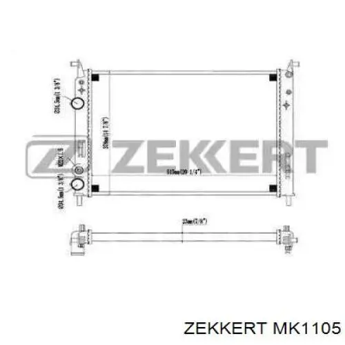 MK1105 Zekkert радиатор