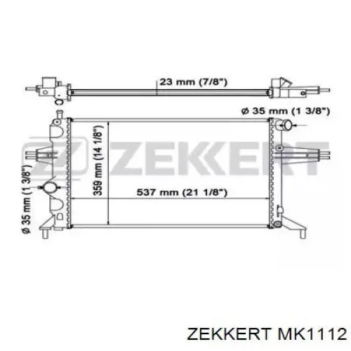 Радиатор MK1112 Zekkert