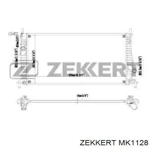 Радиатор MK1128 Zekkert