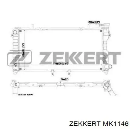 Радиатор MK1146 Zekkert