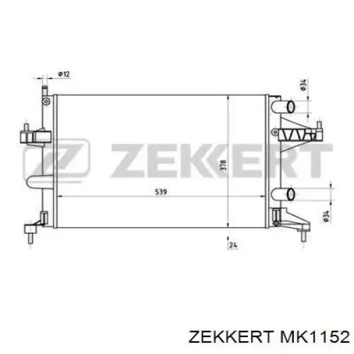 MK1152 Zekkert радиатор