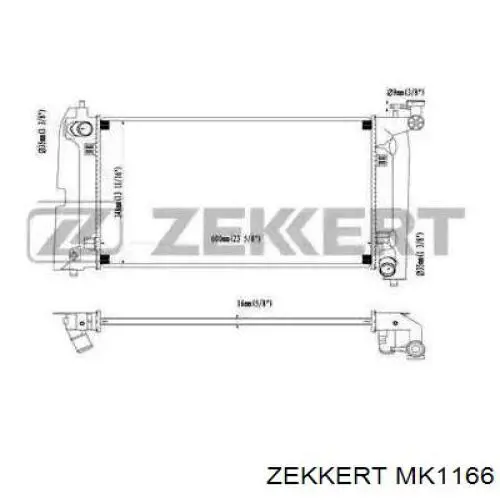 MK1166 Zekkert радиатор