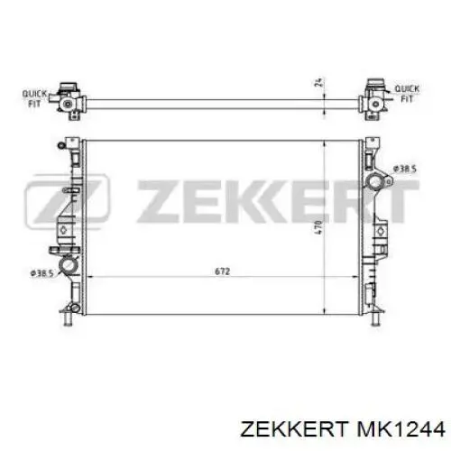 MK1244 Zekkert радиатор