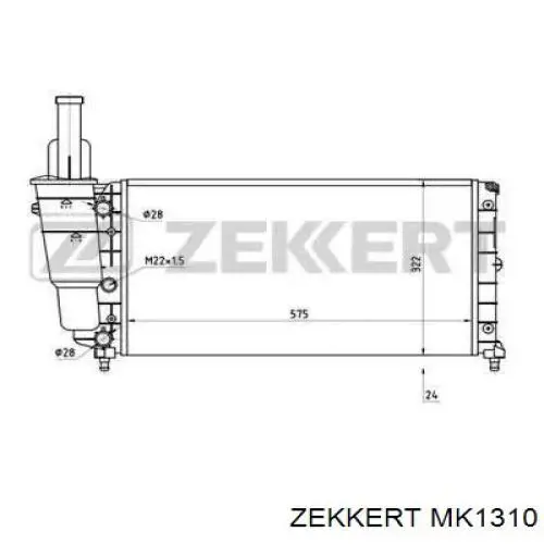 Радиатор MK1310 Zekkert