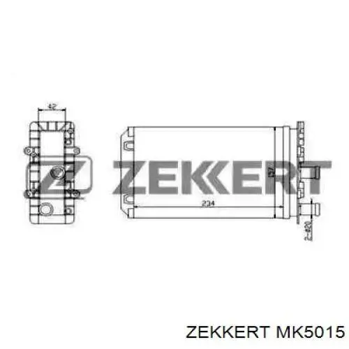 Радиатор печки (отопителя) задний MK5015 Zekkert