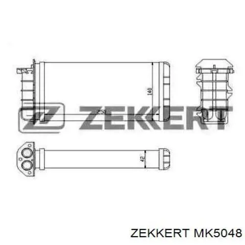 MK5048 Zekkert радиатор печки