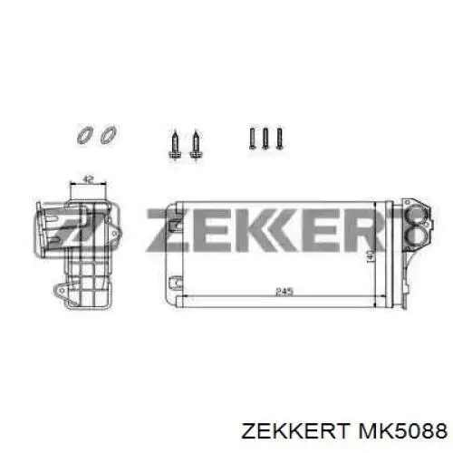 Радиатор печки MK5088 Zekkert