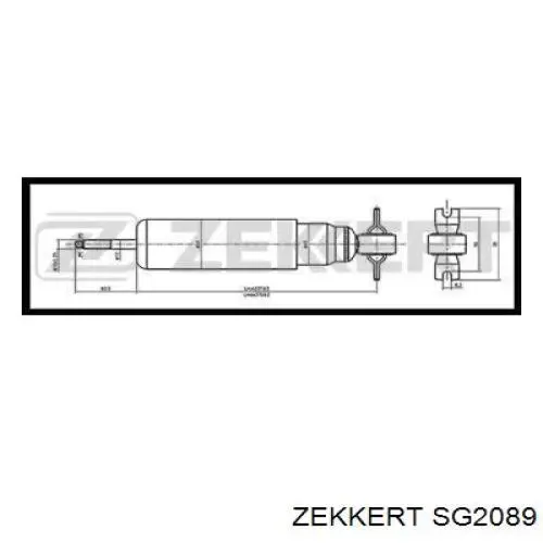 Амортизатор задний SG2089 Zekkert