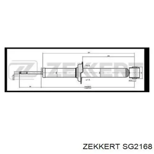 Амортизатор задний SG2168 Zekkert