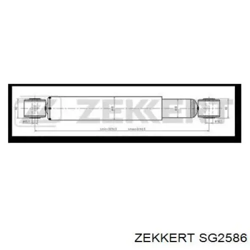 Амортизатор задний SG2586 Zekkert