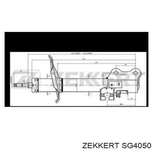 Амортизатор передний левый SG4050 Zekkert