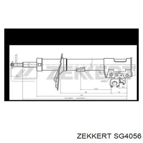 Амортизатор передний левый SG4056 Zekkert