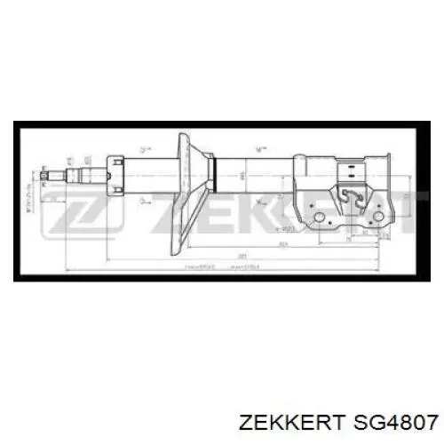 MR913126 Mitsubishi Амортизатор передней подвески правый