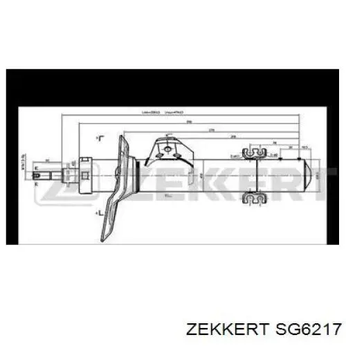 Амортизатор передний правый SG6217 Zekkert