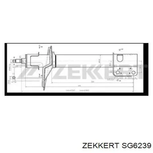 Амортизатор задний, правый Chrysler 04656474AD цена, от 61.42 USD