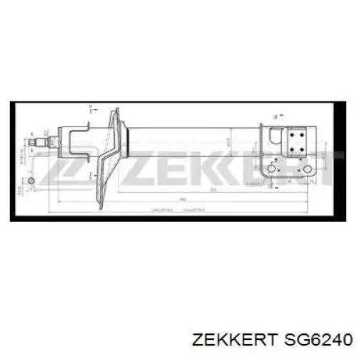 Амортизатор задний левый SG6240 Zekkert