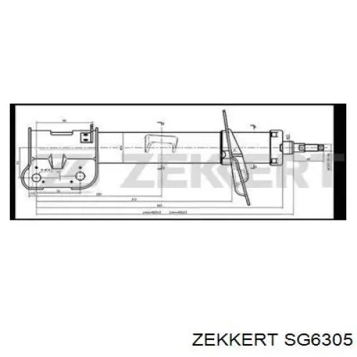 Амортизатор передний левый SG6305 Zekkert