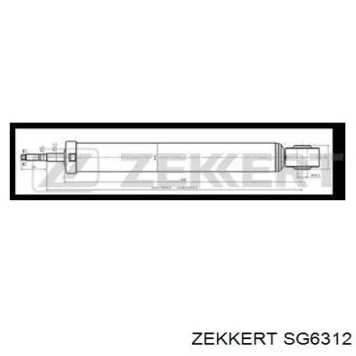 Амортизатор задний SG6312 Zekkert