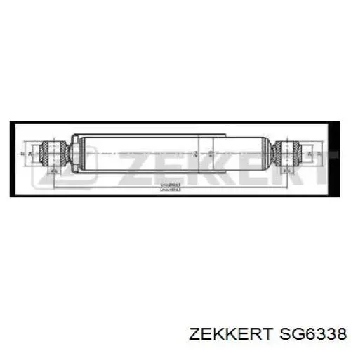 Амортизатор задний 553004B700 Hyundai/Kia